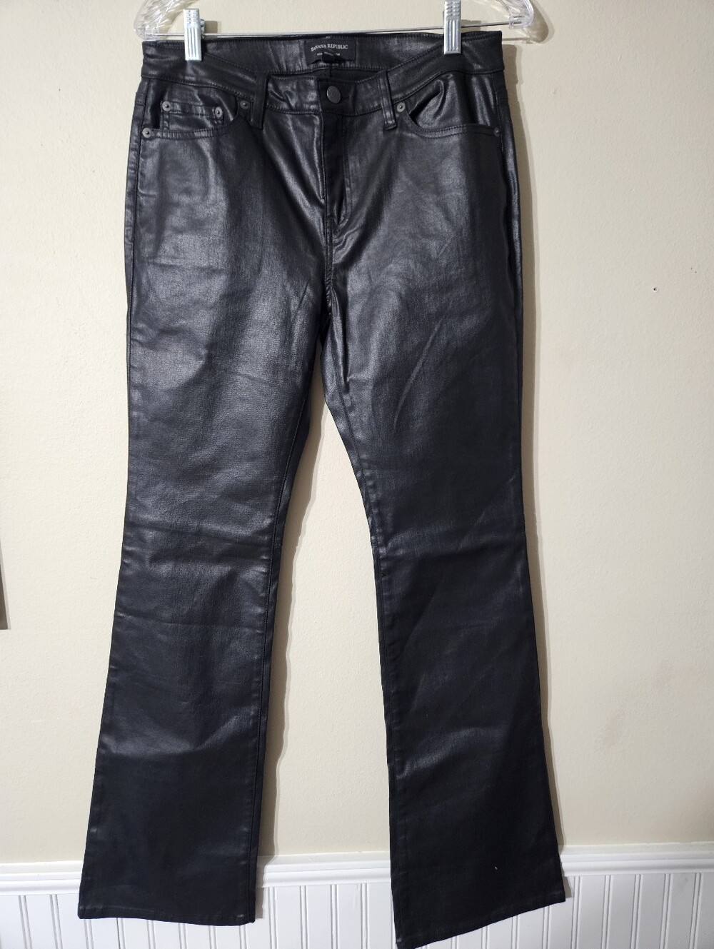 Banana Republic Faux Leather Pants Size 8